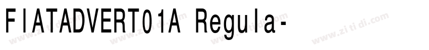 FIATADVERT01A Regula字体转换